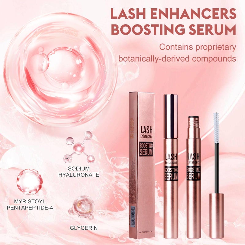 WAONIQ Eyelash Growth Serum With Brush Head - Safe & Gentle Lashes Care, Sheen and Nourish, Deep Repair - Creates Thick, Long, Curled Eyelashes, Natural Longer (0.123oz/3.5g) - Image 3